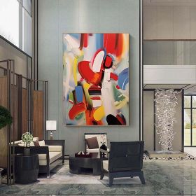 Hand Painted Oil Painting colorful acrylic canvas art large canvas art for living room oversized wall art canvas large wall art abstract modern a (style: 01, size: 90x120cm)
